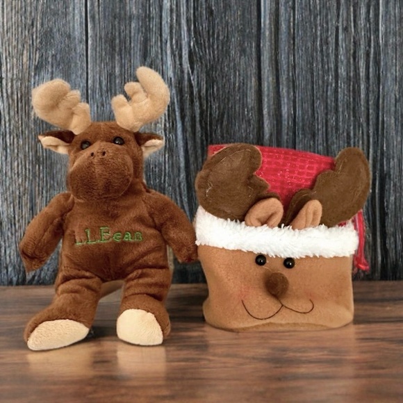 Mary Meyer Moose Maine Stuffed Animal Plush Brown 9” L.L. Bean - Picture 4 of 5